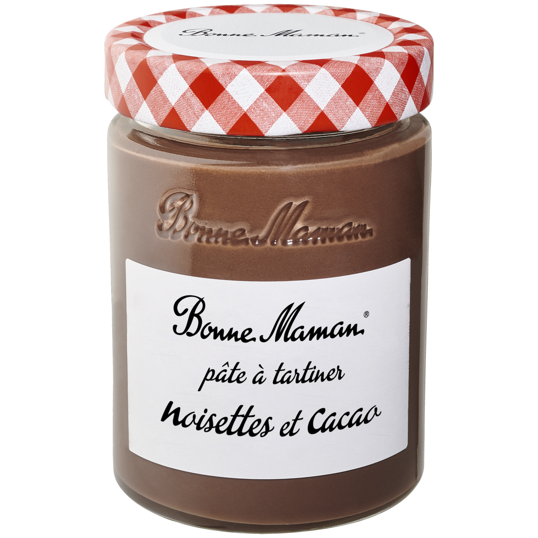 Pâte à tartiner noisettes et cacao - BONNE MAMAN - Pot de 360 g