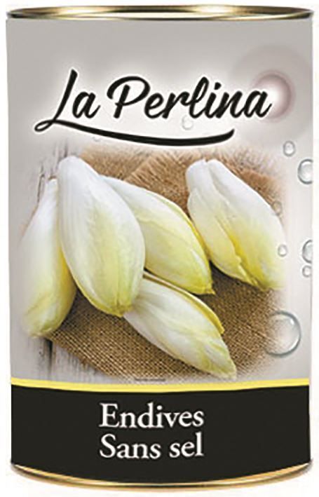 Endives sans sel ajouté - LA PERLINA - Boite 5/1