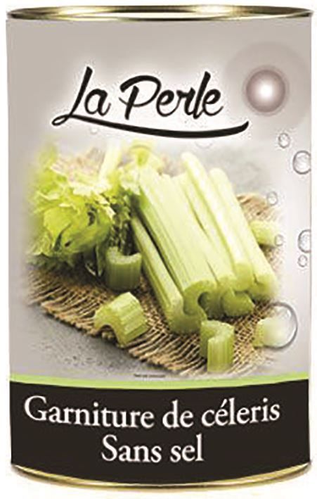 Garniture de céleri sans sel ajouté - LA PERLE - Boite 5/1