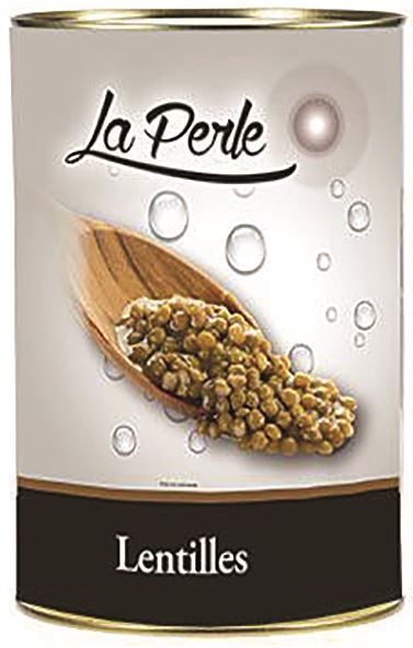 Lentilles au naturel - LA PERLE - Boite 5/1