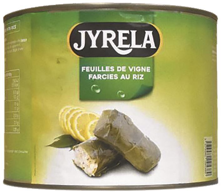 Feuilles de vigne farcies au riz - JYRELA - Boite 2/1