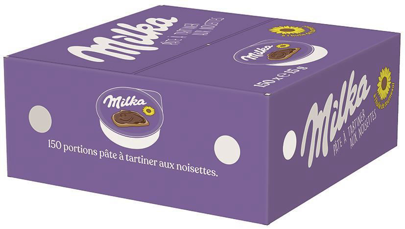 Pâte à tartiner - MILKA - Carton de 150 barquettes