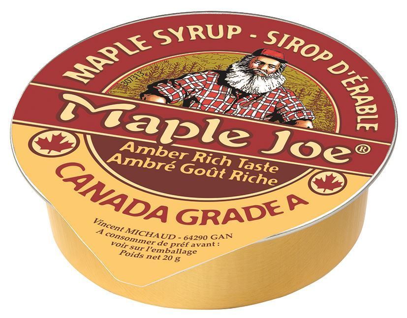 Sirop d'érable Maple Joe® - MAPLE JOE - Carton de 120 coupelles