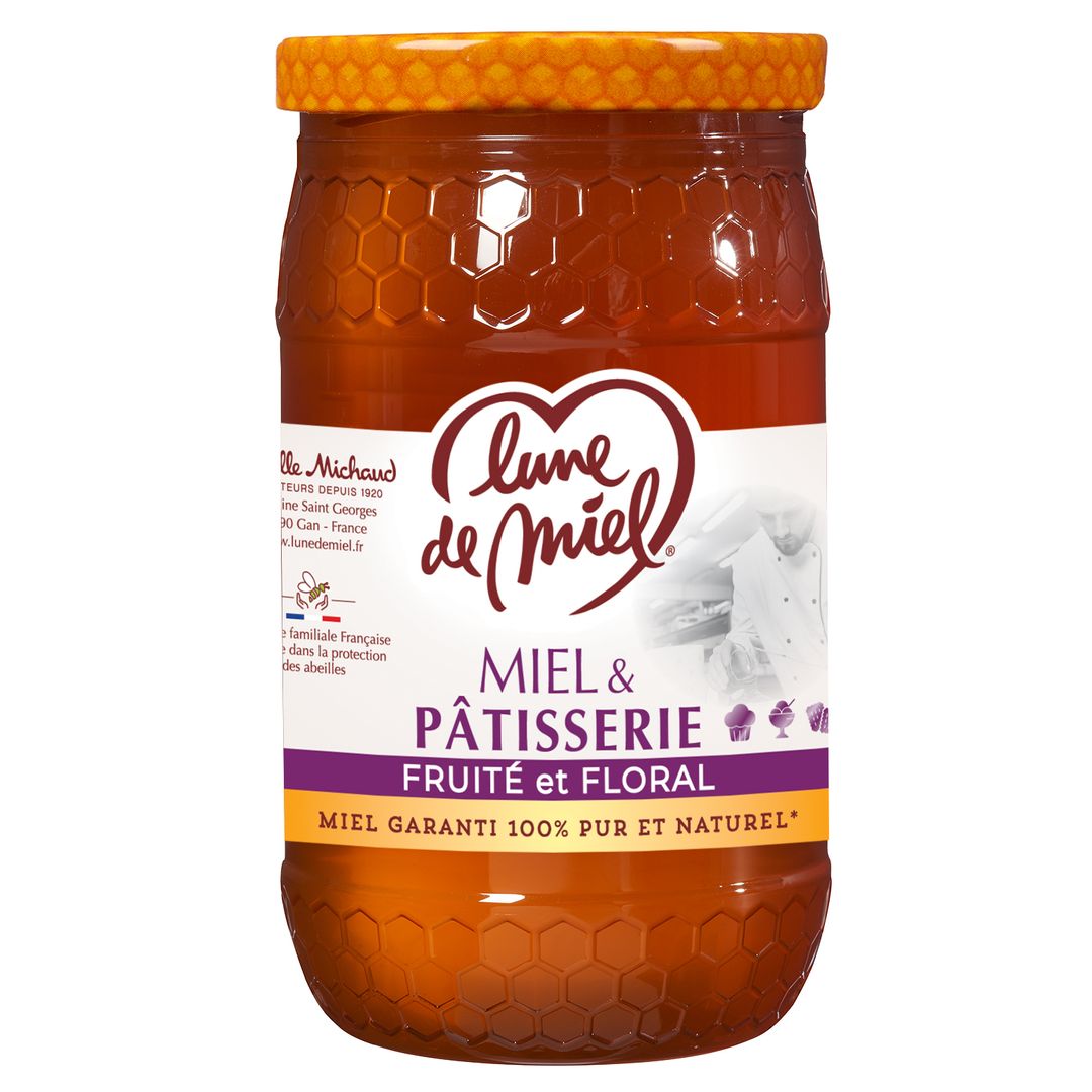 Miel & pâtisserie - LUNE DE MIEL - Pot de 1 kg