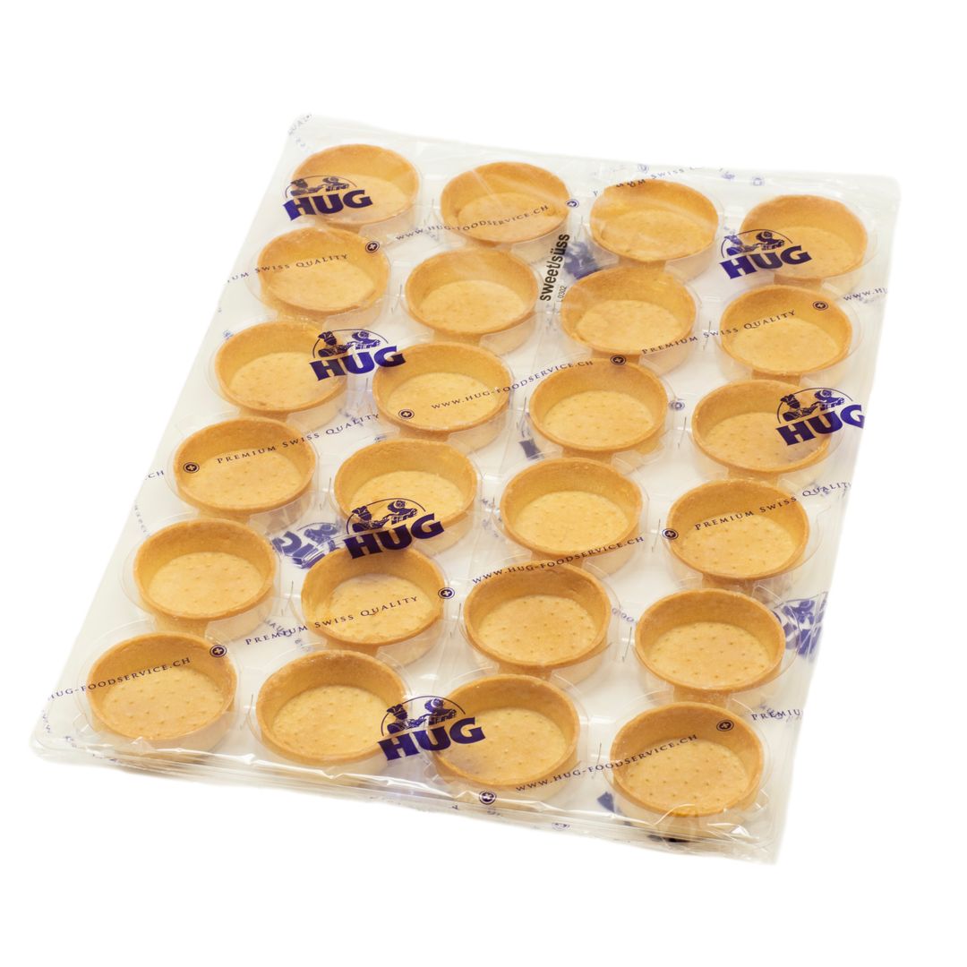 Mini tartelettes sucrées beurre Filigrano - HUG FILIGRANO - Carton de 144 unités