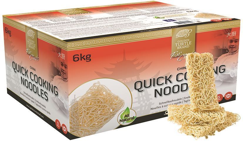 Nouilles instantanées Quick Cooking - GOLDEN TURTLE CHEF - Carton de 6 kg