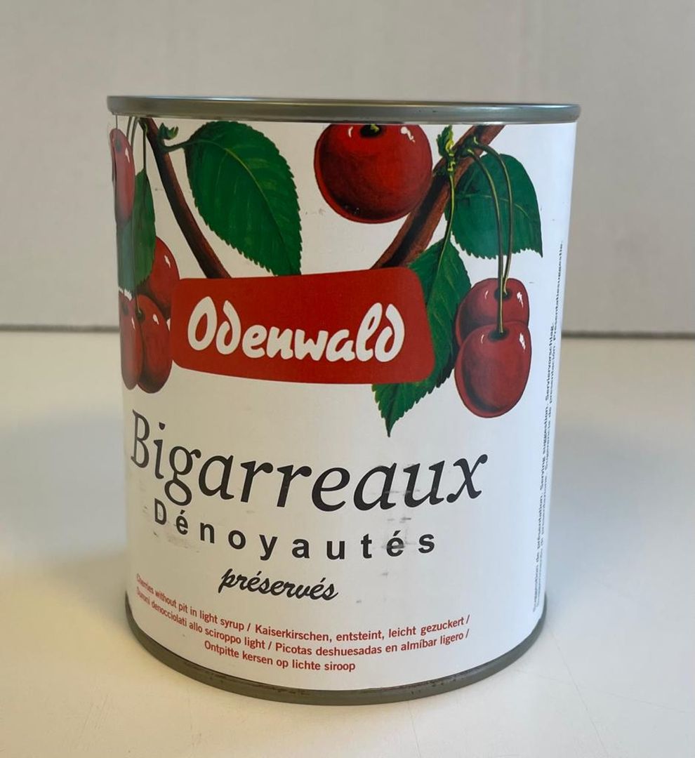 Bigarreaux dénoyautés préservés au sirop léger - ODENWALD - Boite 4/4