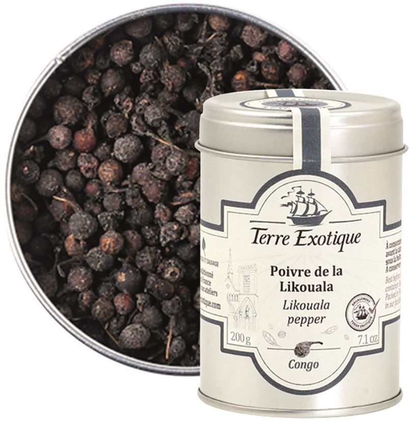 Poivre de la Likouala - TERRE EXOTIQUE - Pot de 200 g