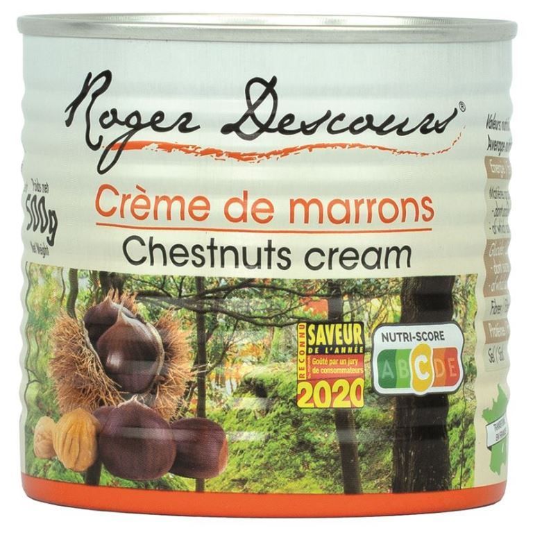 Crème de marrons - ROGER DESCOURS - Boite 1/2