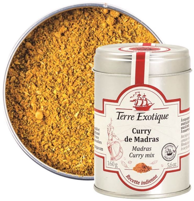 Curry Madras - TERRE EXOTIQUE - Pot de 160 g