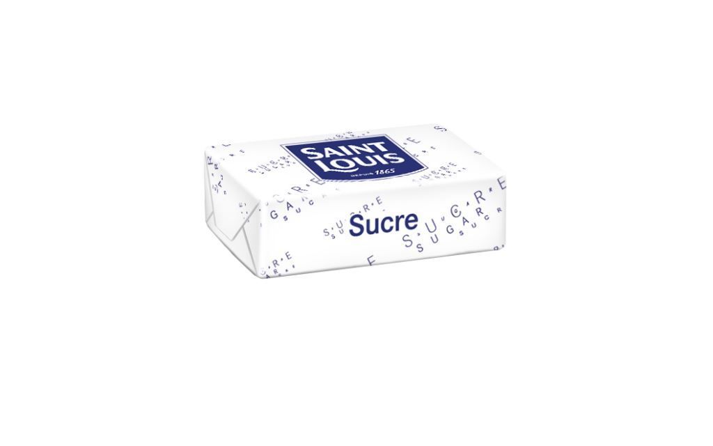 Sucre blanc 2 morceaux enveloppés X2 - SAINT LOUIS - Carton de 1000 unités