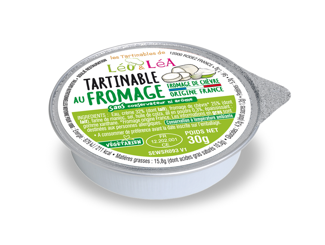 Tartinable fromage - SOULIE - Carton de 144 coupelles