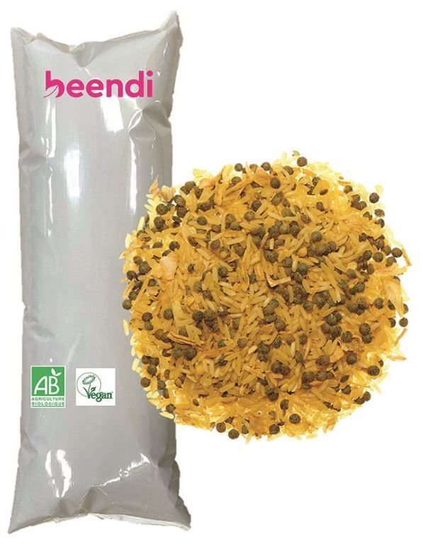 Riz et lentilles vertes aux épices d'Orient Bio - BEENDI - Sac de 5 kg