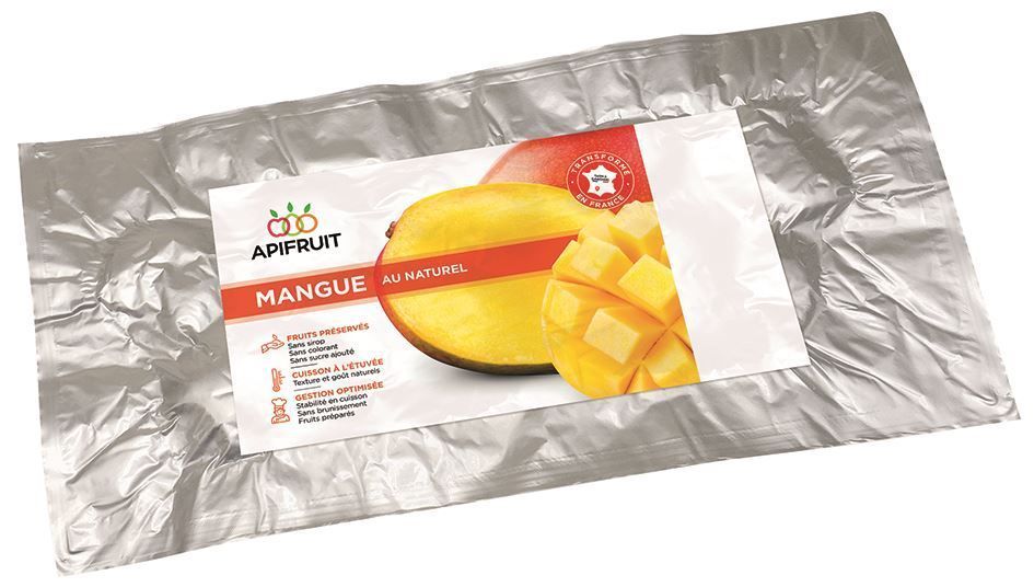 Mangues en morceaux - APIFRUIT - Carton de 6 poches