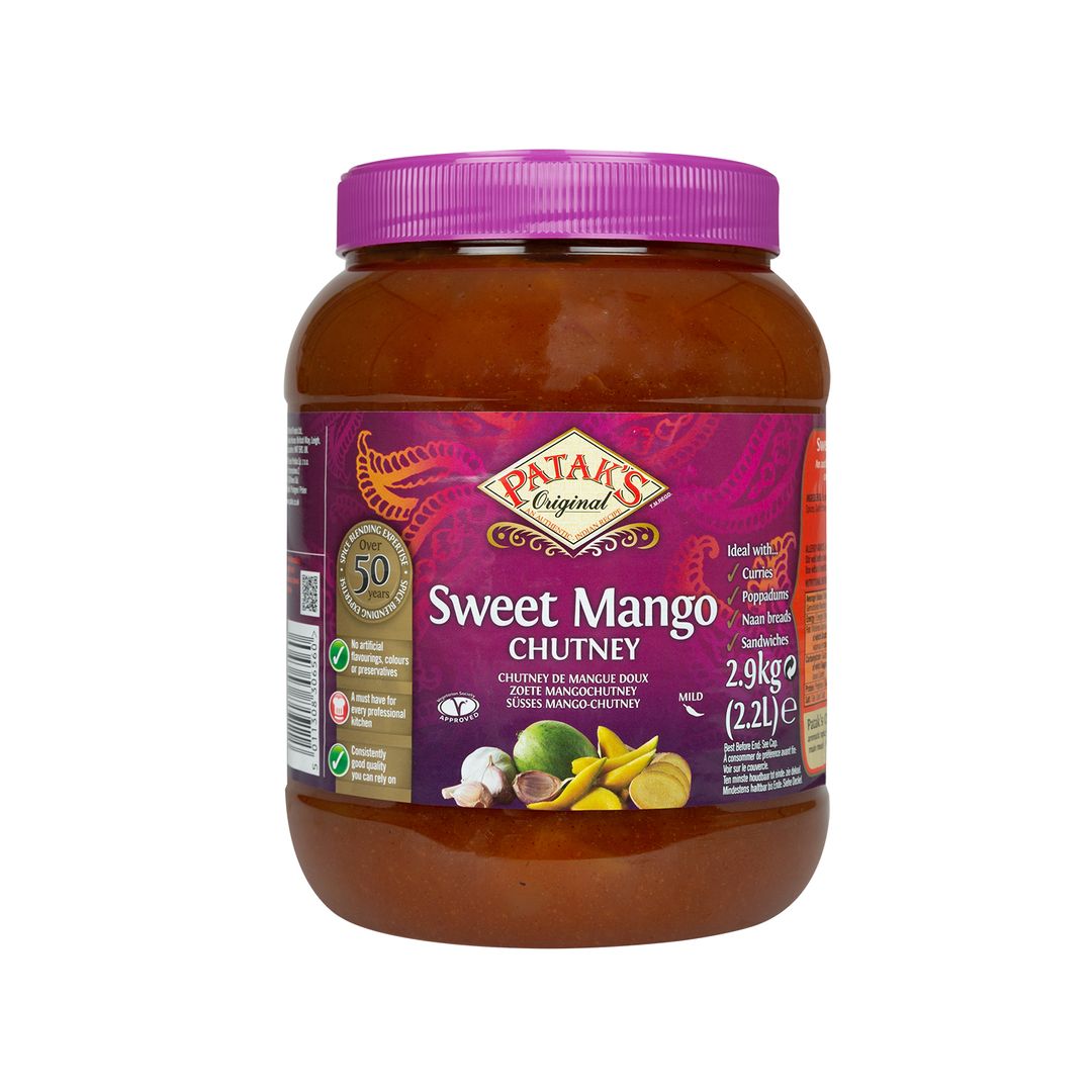 Chutney de mangue - PATAKS ORIGINAL - Pot de 2,9 kg