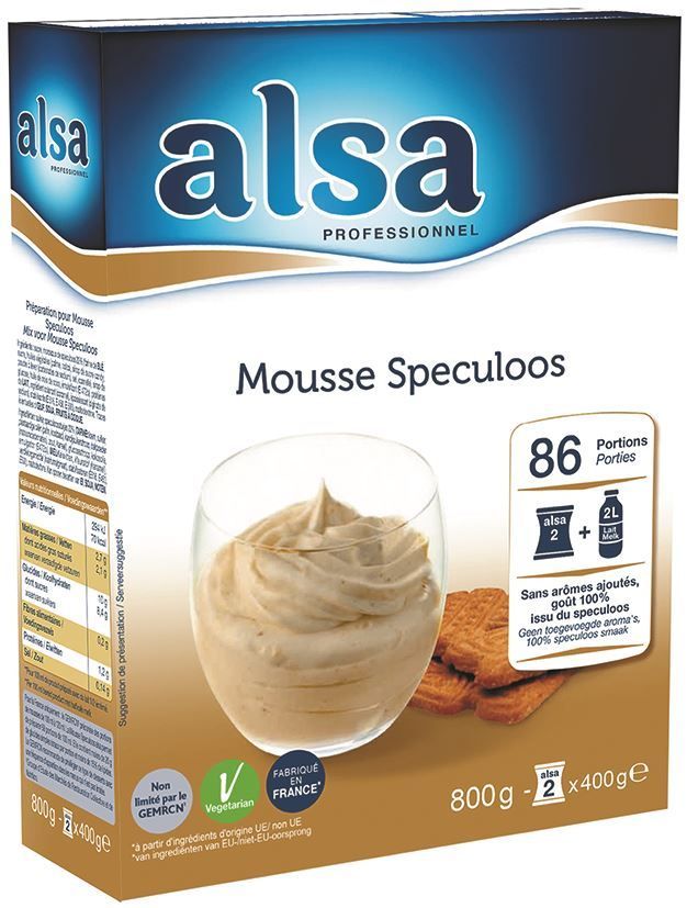 Mousse Speculoos - ALSA - Boite de 800 g