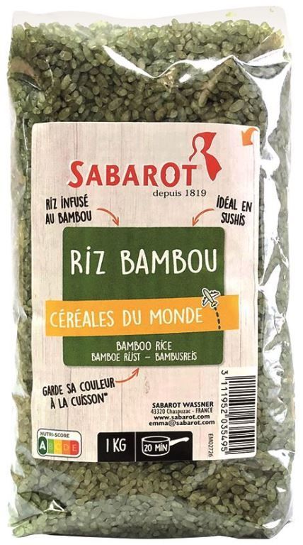 Riz bambou - SABAROT - Sachet de 1 kg