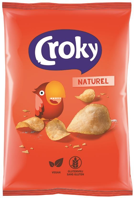 Chips nature - CROKY - Carton de 56 sachets