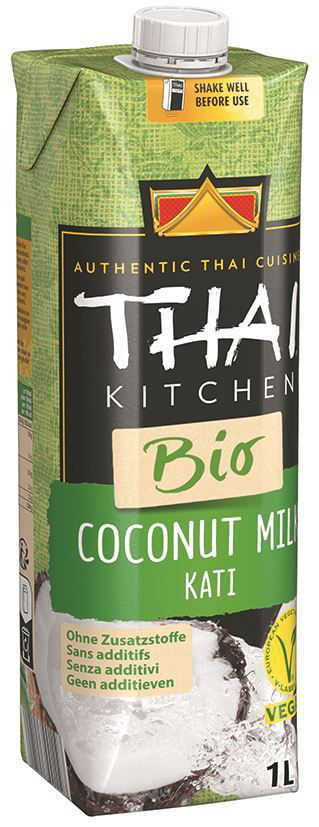 Lait de coco Bio - THAI KITCHEN - Brique de 1 L