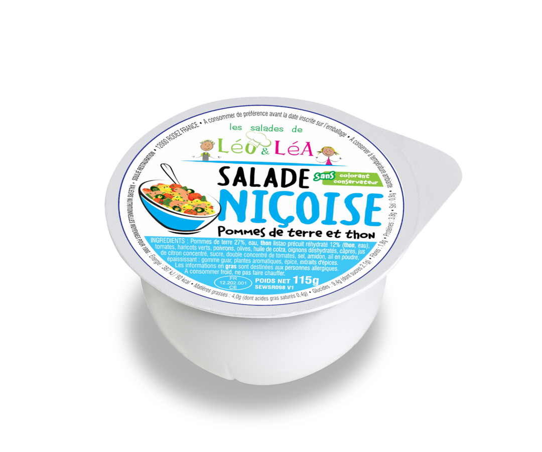 Salade Niçoise - SOULIE - Carton de 72 coupelles