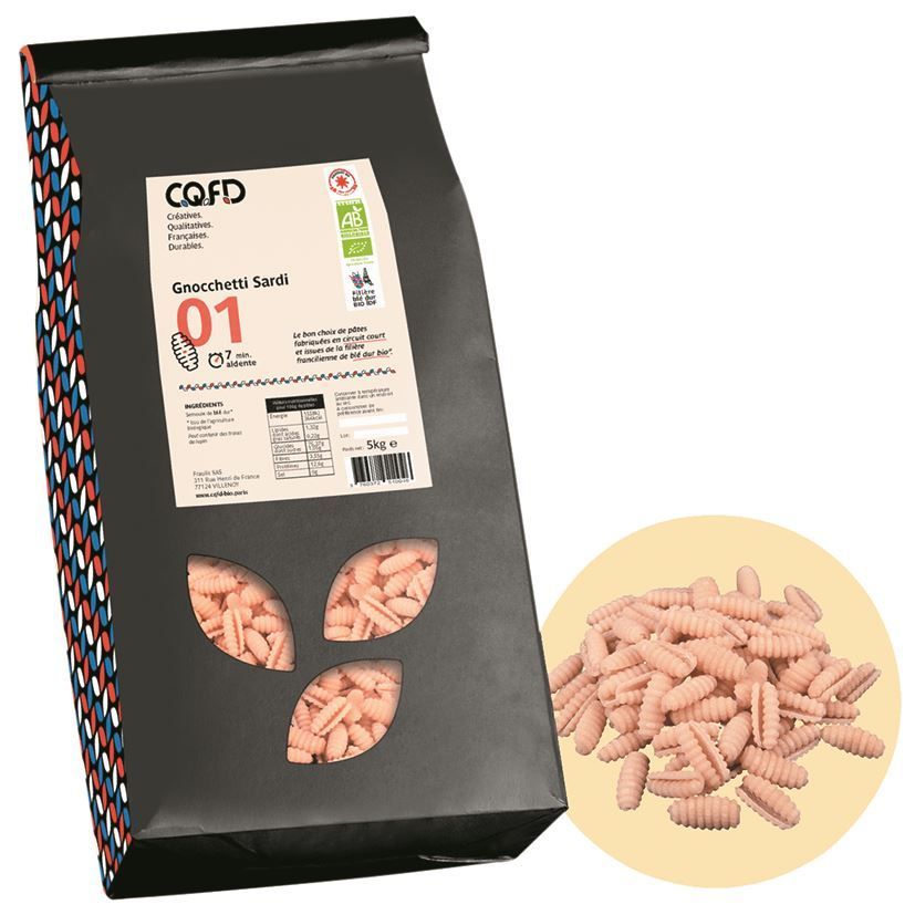 Gnocchetti sardi Bio - CQFD                    LOCAL - Sac de 5 kg