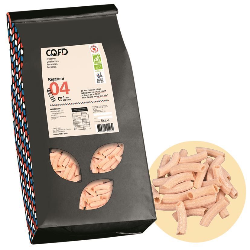 Rigatoni Bio - CQFD                    LOCAL - Sac de 5 kg