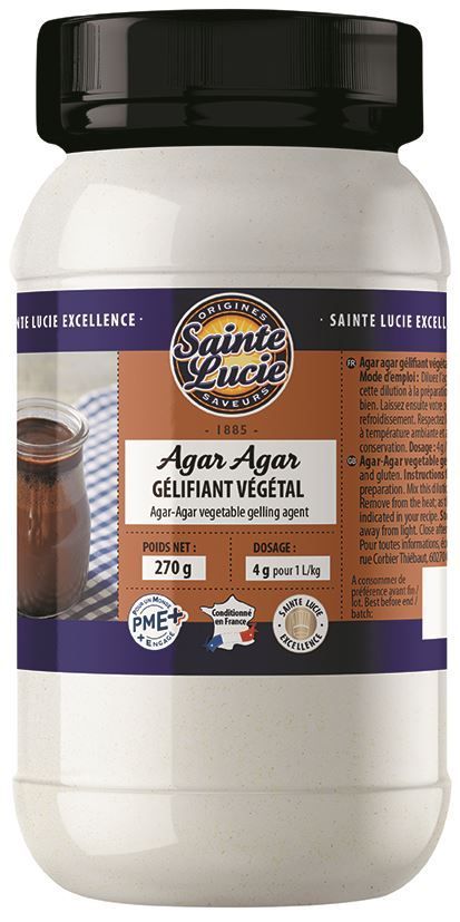 Agar Agar - SAINTE LUCIE - Pot de 270 g