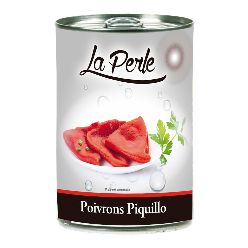 Poivrons piquillo - LA PERLE - Boite de 360 g