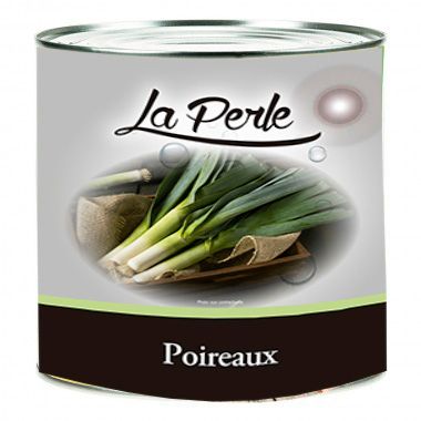 Blancs de poireaux entiers - LA PERLE - Boite 3/1