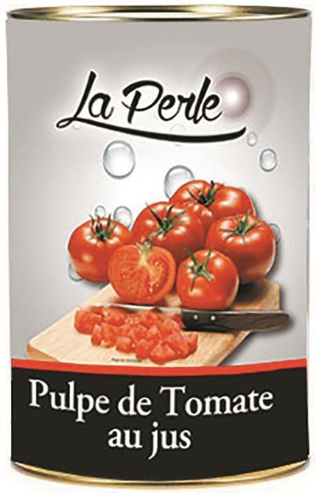 Pulpe de tomates au jus - LA PERLE - Boite 5/1