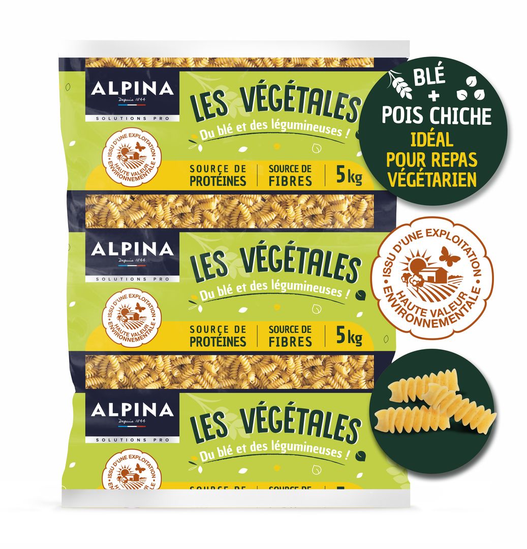 Torsades blé et pois chiches HVE - ALPINA SAVOIE - Sa de 5kg