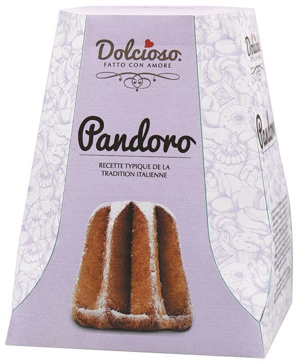 Pandoro avec beurre - DOLCIOSO - Boite de 500 g