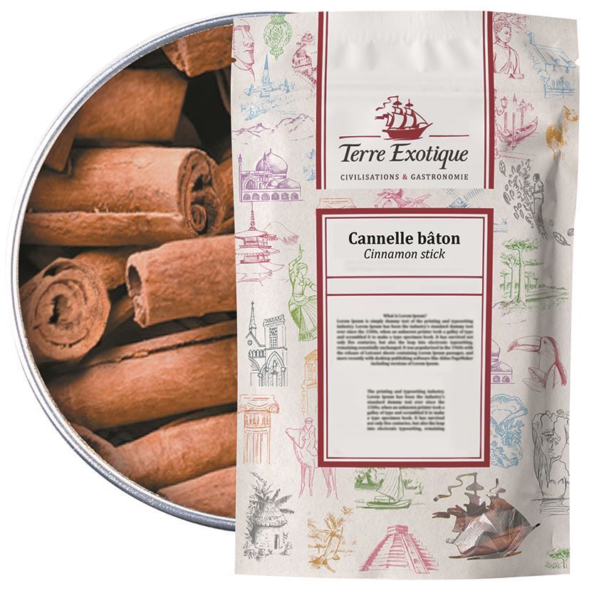 Cannelle bâton - TERRE EXOTIQUE - Sachet de 250 g