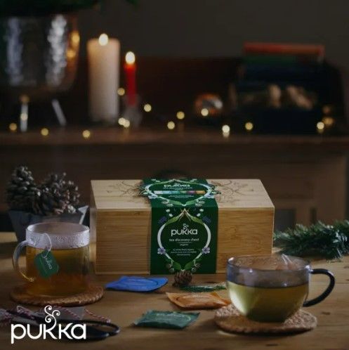 Coffret thé et infusions Bambou Bio - PUKKA - Boite de 42 sachets