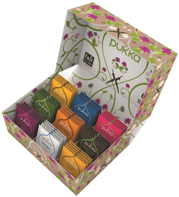 Coffret thé et infusions Sélection Bio - PUKKA - Boite de 45 sachets