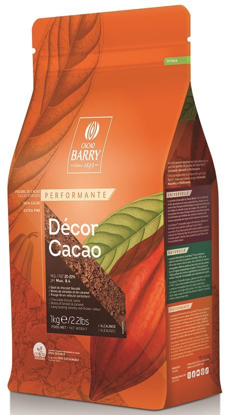 Poudre de cacao Décor - BARRY - Sachet de 1 kg