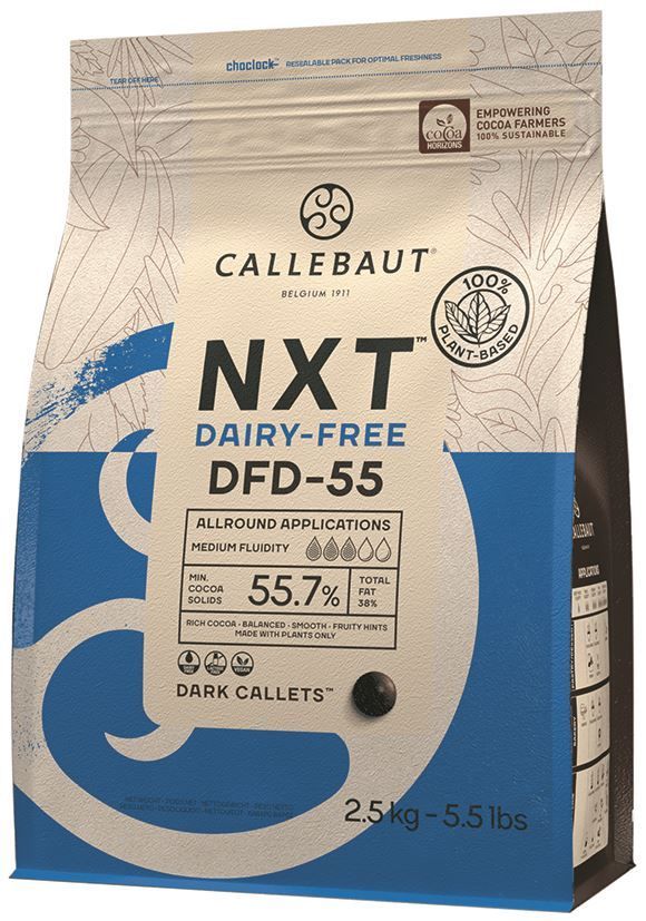 Chocolat noir vegan NXT - CALLEBAUT - Sac de 2,5 kg