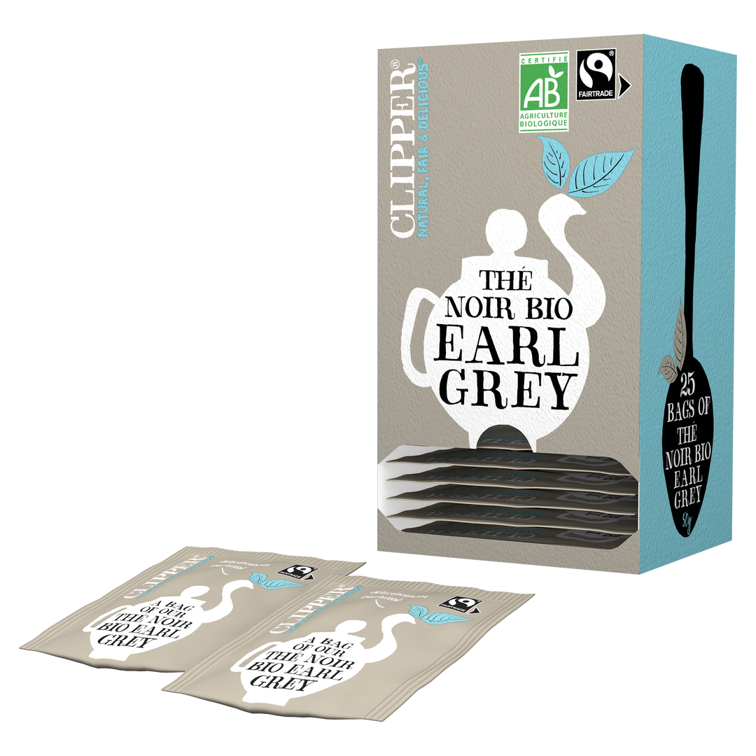 Thé Earl Grey Bio - CLIPPER - Boite de 25 sachets