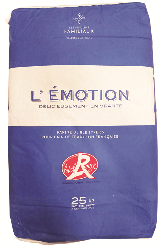 Farine type 65 Label Rouge - L'EMOTION             LOCAL 78 - Sac de 25 kg