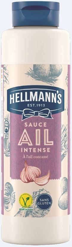 Sauce ail - HELLMANN'S - Flacon de 860 g