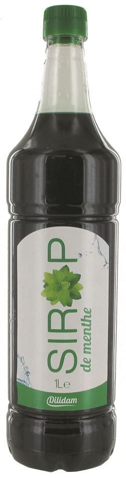 Sirop de menthe - DILIDAM - Bouteille de 1L