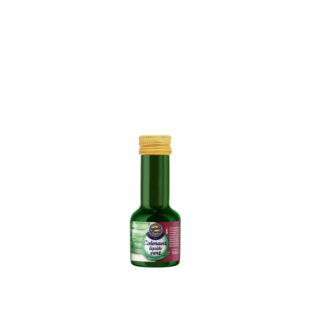 Colorant alimentaire vert - SAINTE LUCIE - Flacon verre de 50 ml