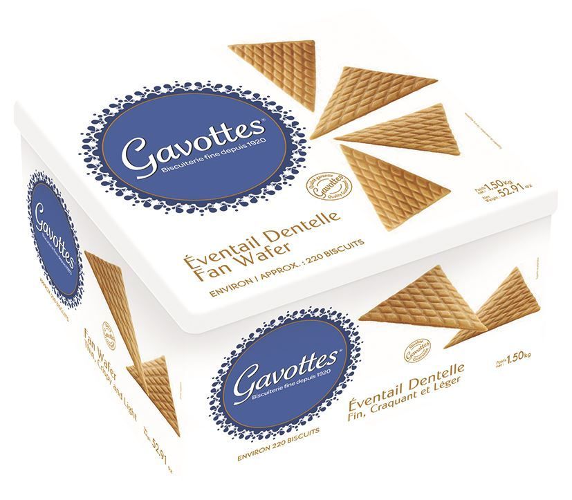 Éventail dentelle Gavottes® - GAVOTTES - Boite de 1.5 kg