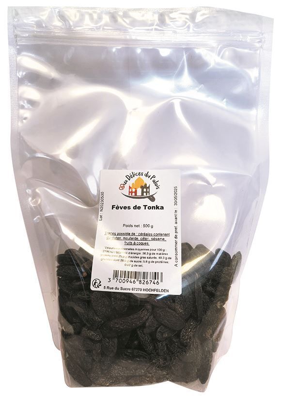 Fèves de Tonka - DELICES DU PALAIS - Sachet de 500 g