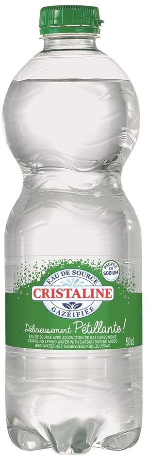 Pack de 24 bouteilles d'eau 50 cl - Cristaline