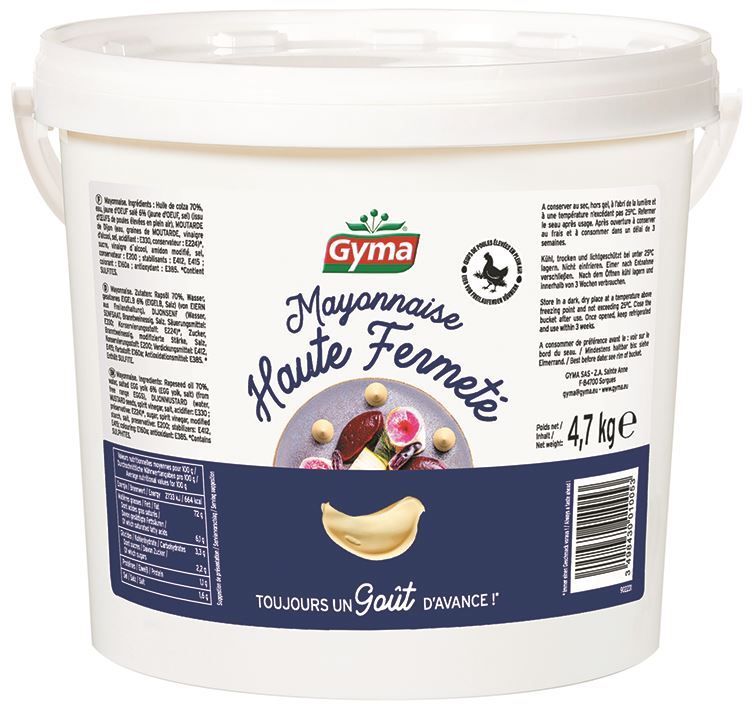 Mayonnaise haute fermeté - GYMA - Seau de 5 L