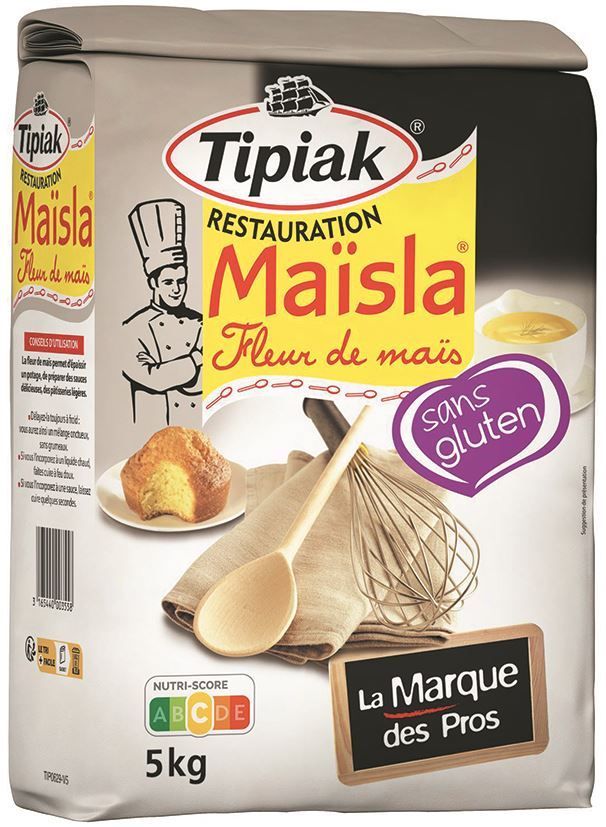 Fleur de maïs Maïsla® sans gluten - TIPIAK® RESTAURATION - Sac de 5 kg