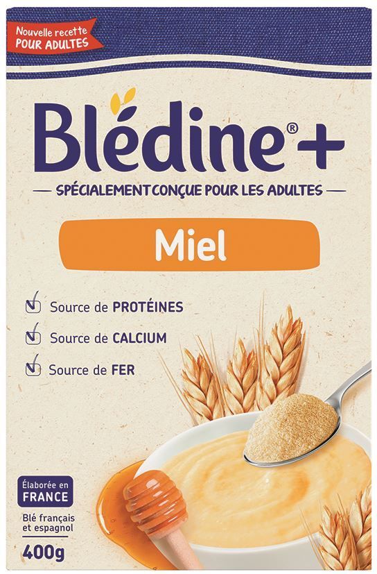 Céréales instantanées en poudre miel en boîte 400 g BLEDINA