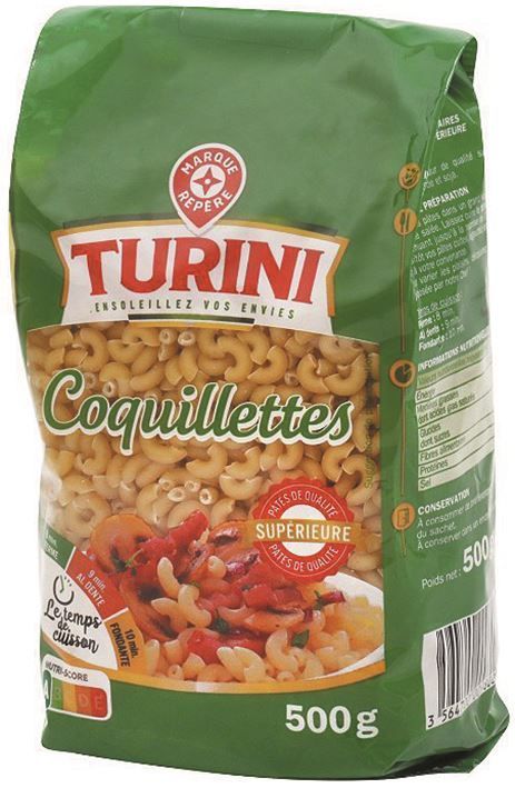 Coquillettes QS - REPERE - Sachet de 500 g