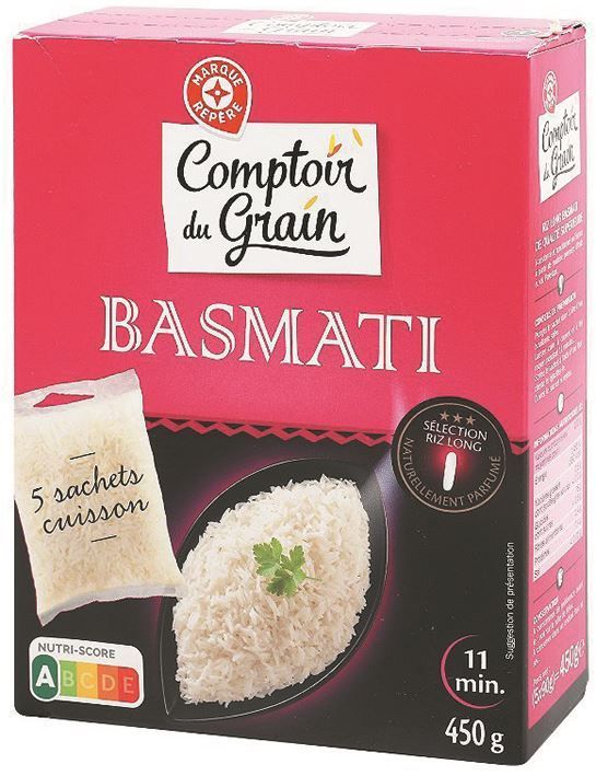 Riz basmati - REPERE - Sachet de 450g